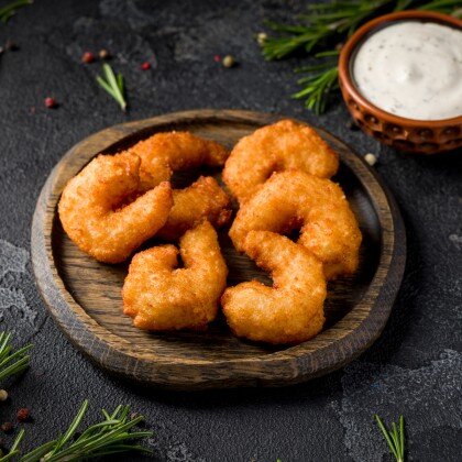 КРЕВЕТКИ В ПАНИРОВКЕ