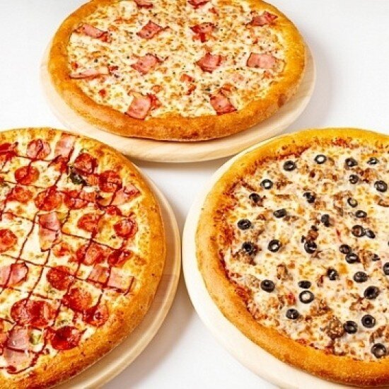 ТРИ ПИЦЦЫ 23 см