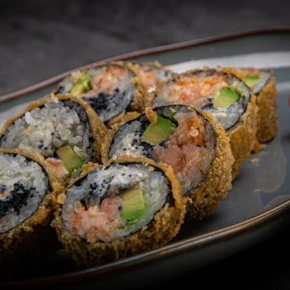 Ролл «Сяке темпура» (лосось)
