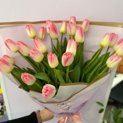 Букет из 25 Тюльпанов