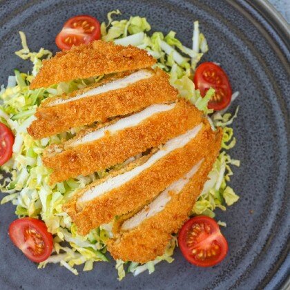 Салат с хрустящей курочкой