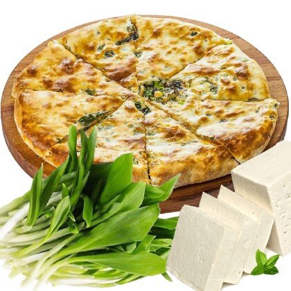 Пирог с СЫРОМ и ЧЕРЕМШОЙ (дикий лук)