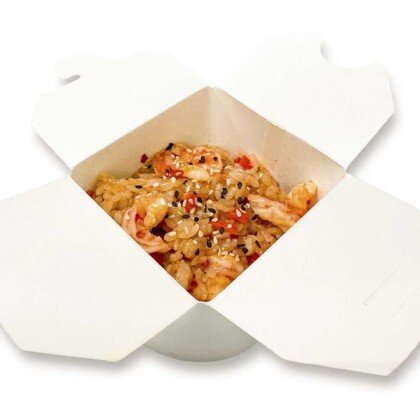 Рис с креветкой и ананасом