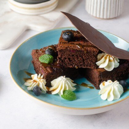 Шоколадный торт Капрезе