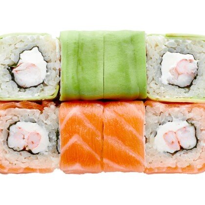 Роллы «Филадельфия микс с креветкой»