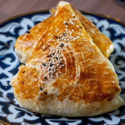 Самса со шпинатом