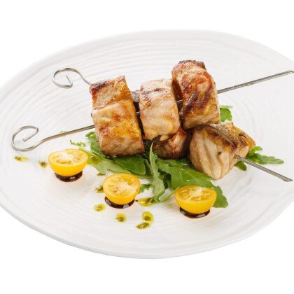 Шашлык из осетрины