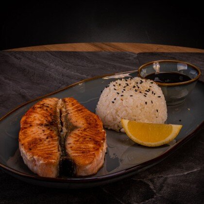 Стейк лосось