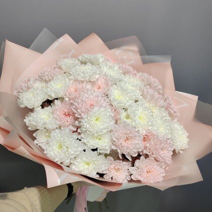 Букет из 11 Кустовых хризантем.