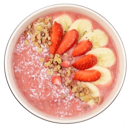 Клубничный смузи-боул