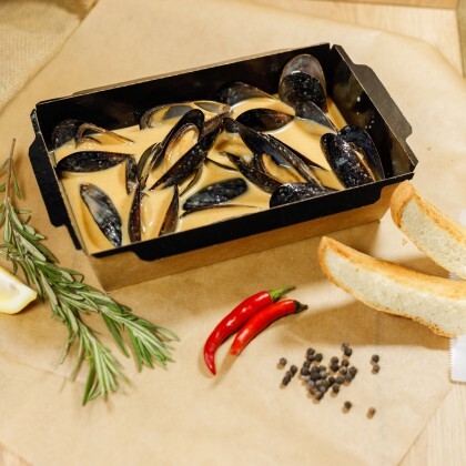 Мидии в соусе том ям