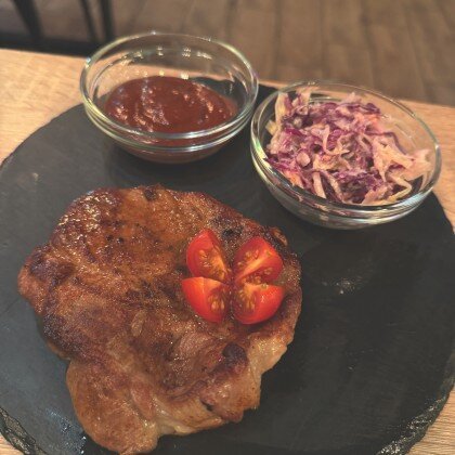 Стейк из свиной шеи