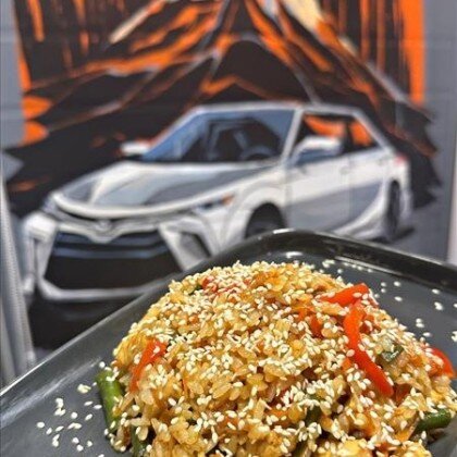 Тяхан с курицей