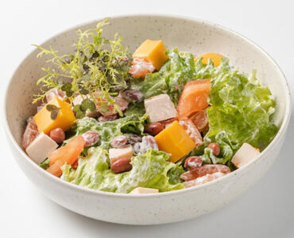 Запеченная курица, помидоры, фасоль
