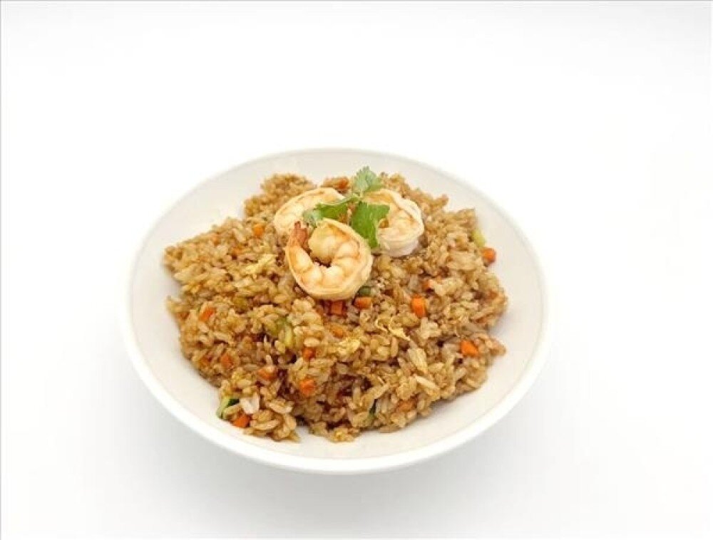 L5 Жареный рис с креветками 虾仁炒饭