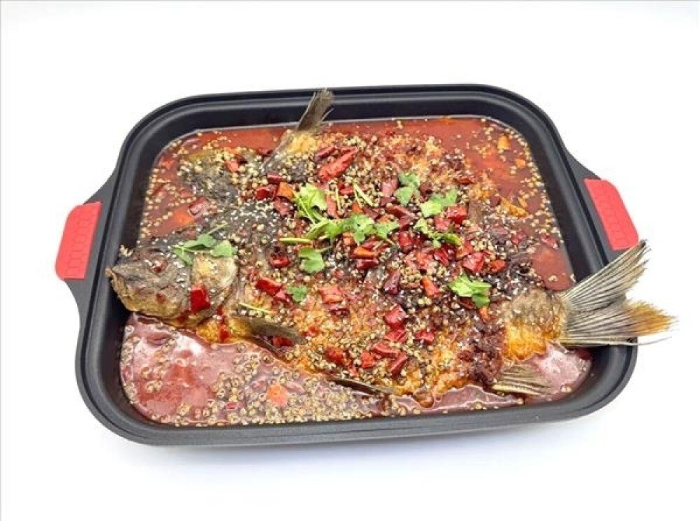 Запеченый карп по-сычуаньски 香辣烤鱼