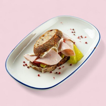 Тартин с ветчиной