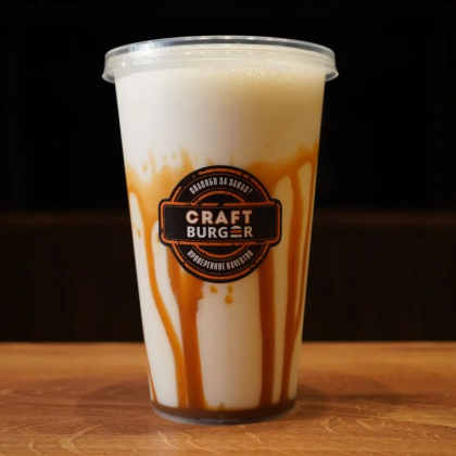 Карамельный молочный коктейль