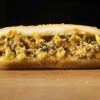 Хот-дог со говяжьей сосиской