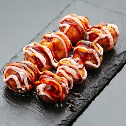 Такояки с крабом