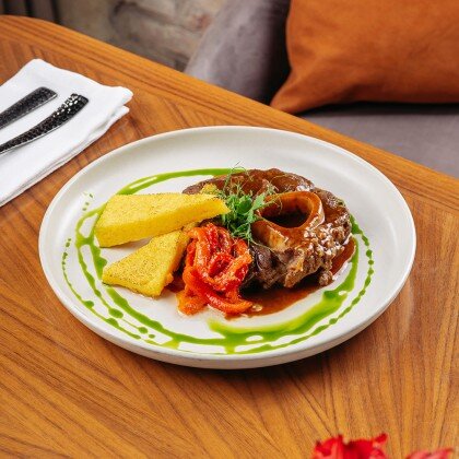 Оссобуко с полентой