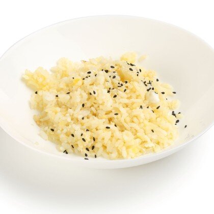 Рис с яйцом