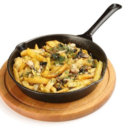 Жареха с курицей