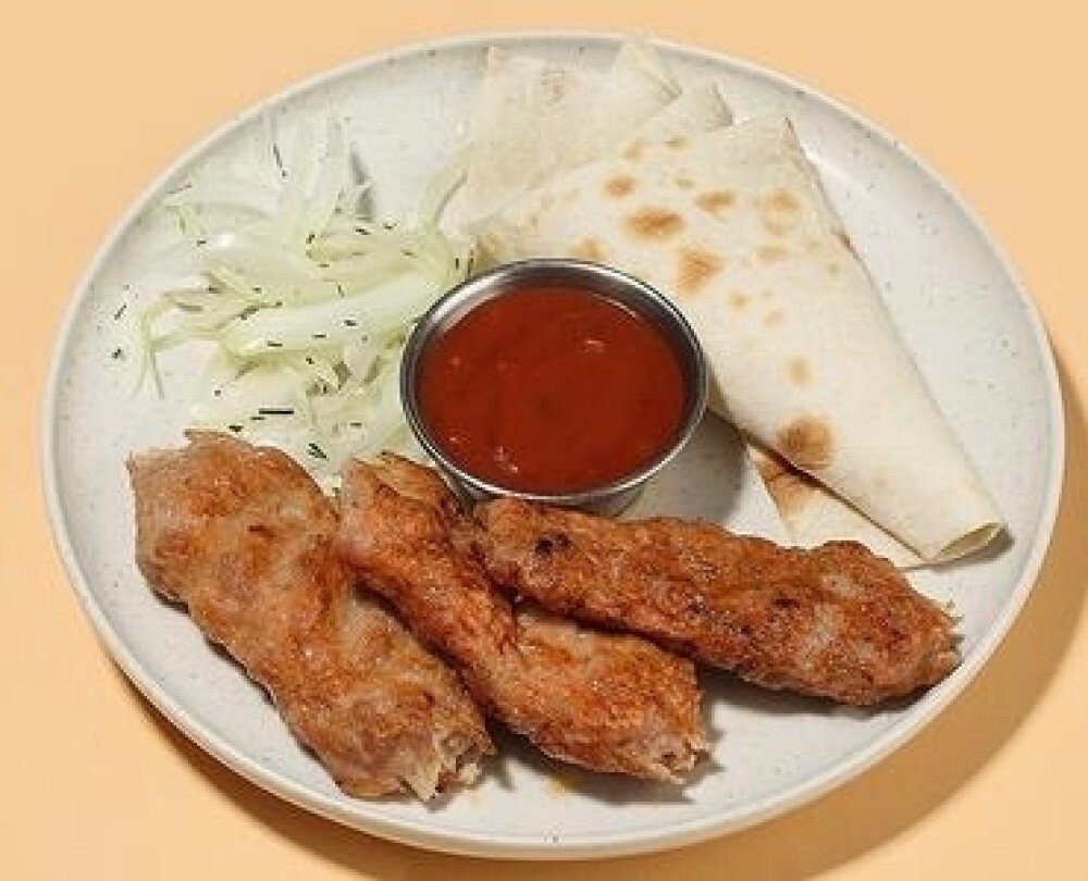 Люля куриный с ветчиной