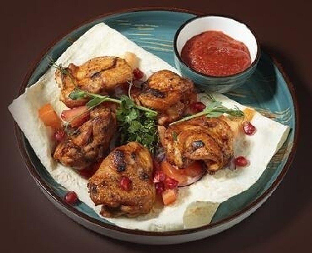 Шашлык из куриного филе