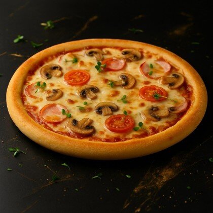 Космо-пицца "Ветчина-грибы"