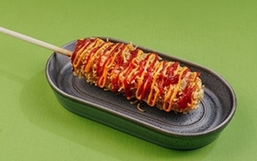 Чиз корн дог в панировке доширак