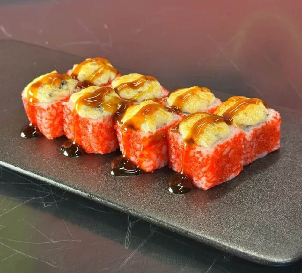 Ролл грибной запеченный