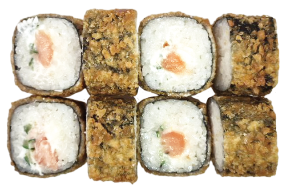 Темпура с копченым лососем