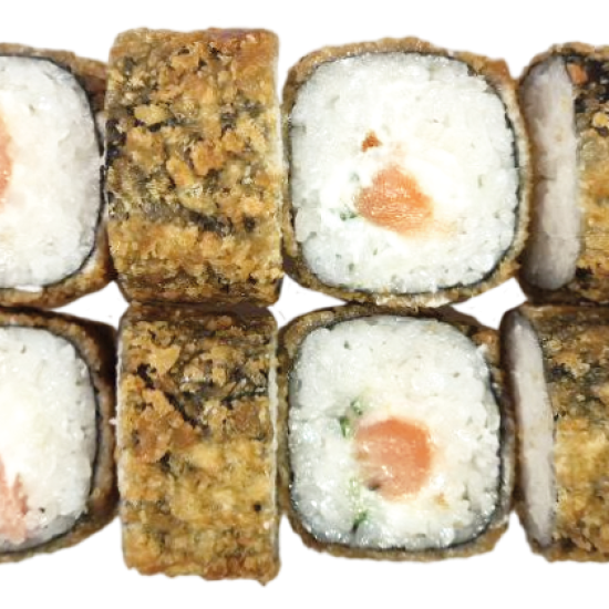 Темпура с копченым лососем