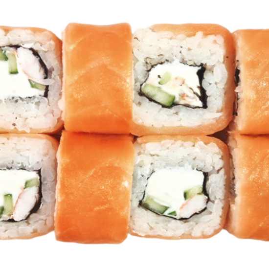 Филадельфия с креветкой ролл