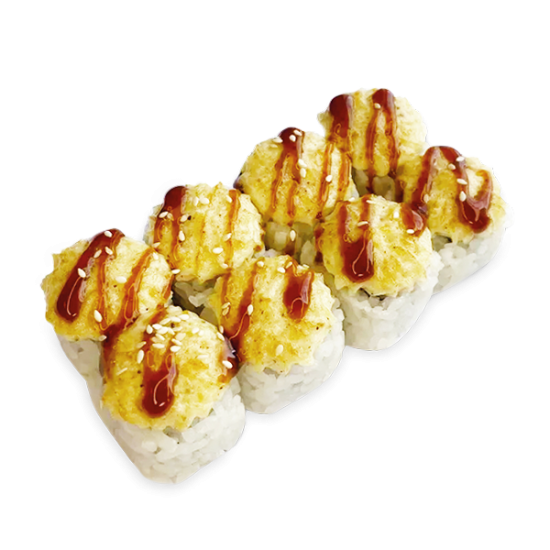 Красти краб запеченный ролл акция