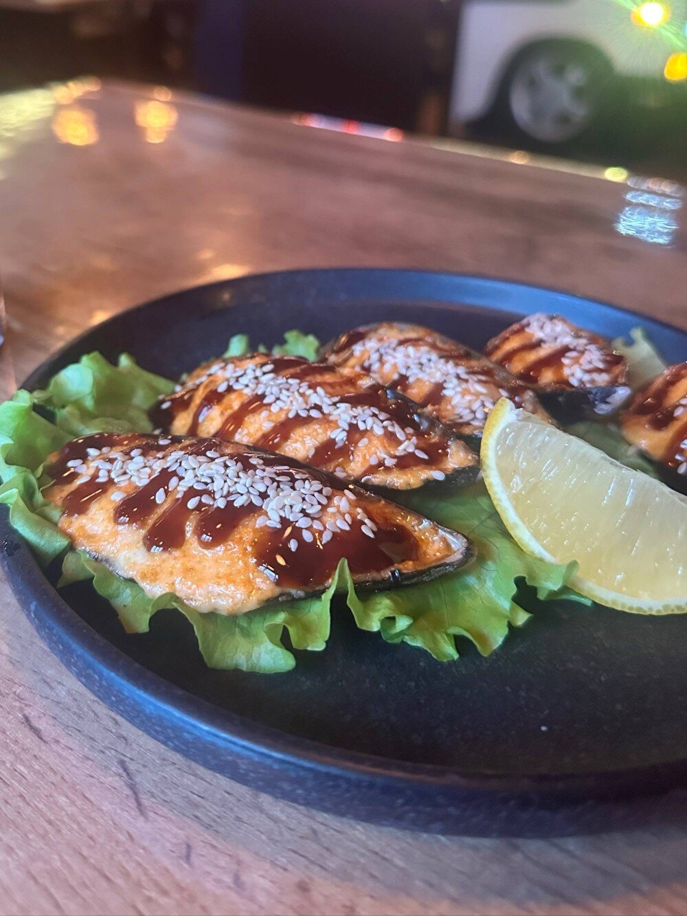 Мидии запеченные (5шт)