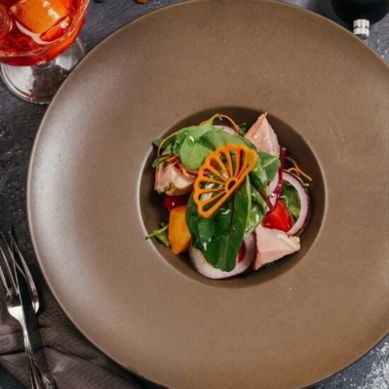 Салат из свинины