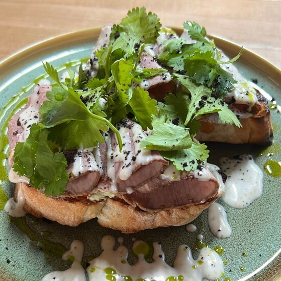 Брускетта "Говядина"