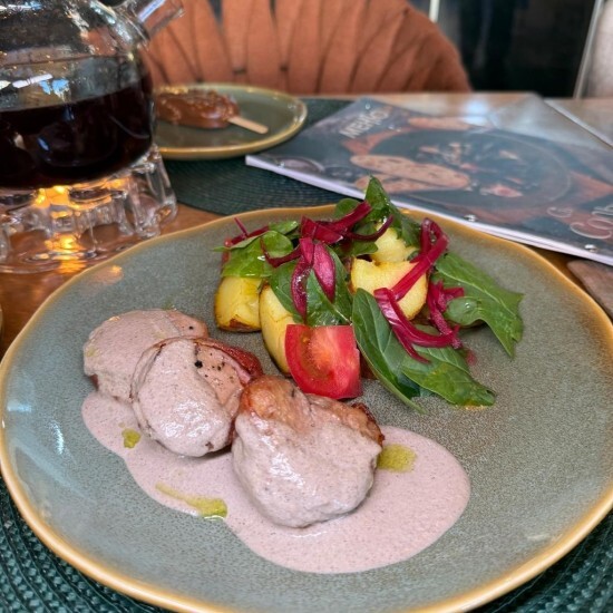 Медальоны в беконе