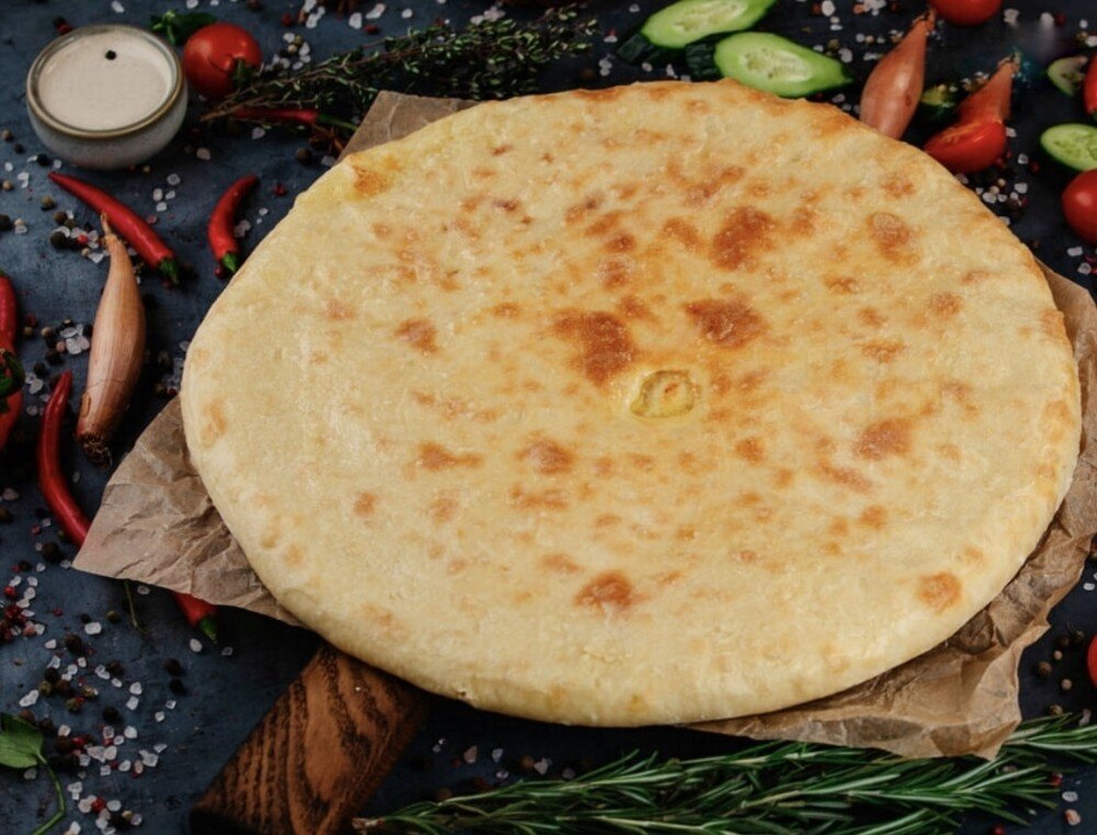 Осетинский пирог картофель-сыр