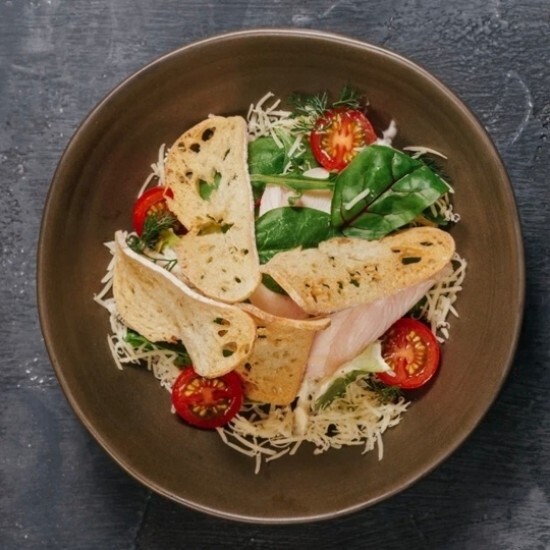 Салат с куриным филе