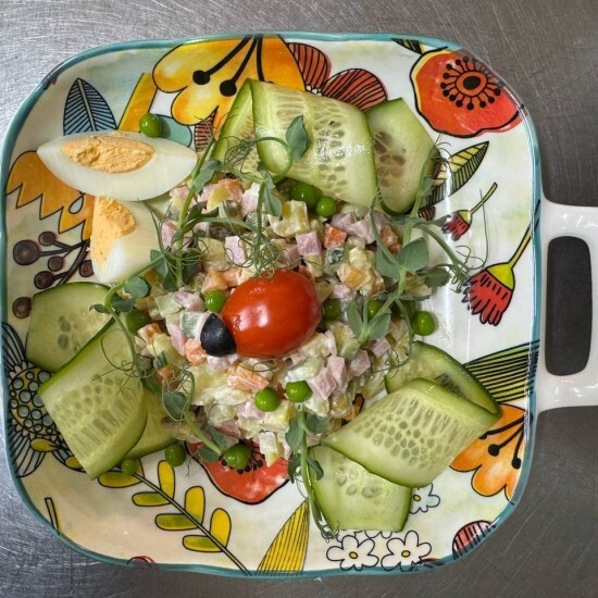 Детский салатик "Оливье"