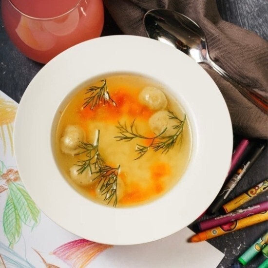 Куриный детский суп