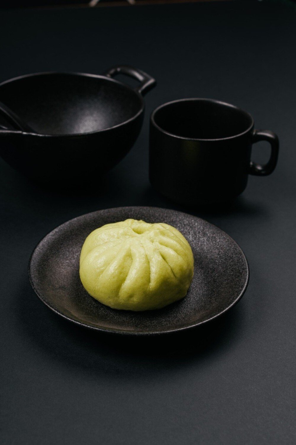 Бао Цзы с зеленым луком