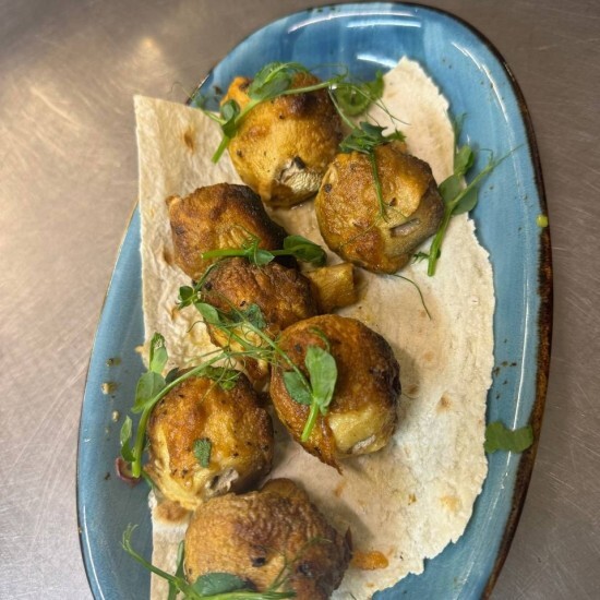 Шампиньоны на углях