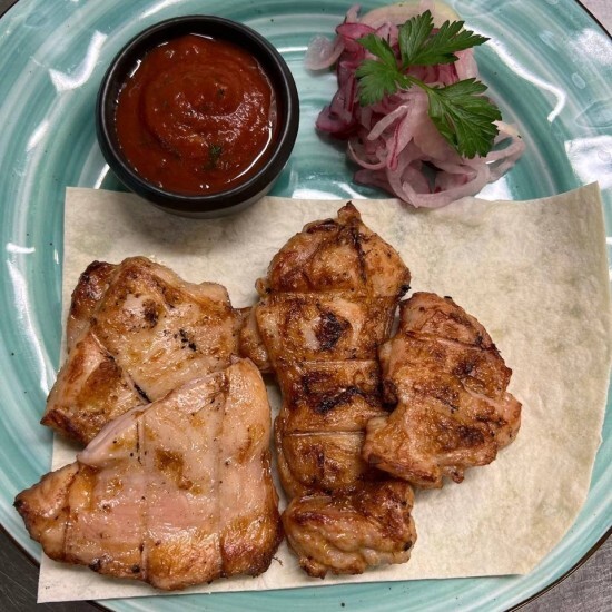 Шашлык из куриного бедра