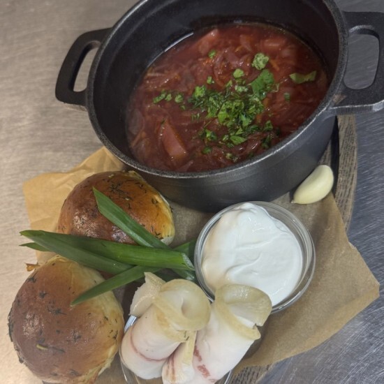 Борщ с говядиной "По-царски"