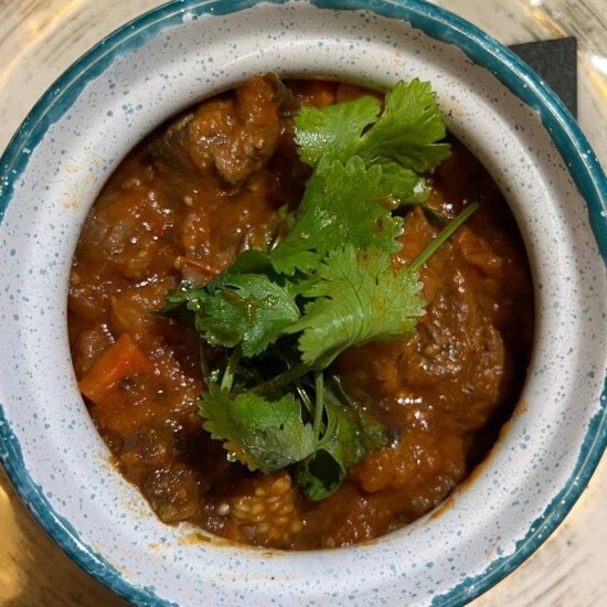 Горшочек с томлёной бараниной