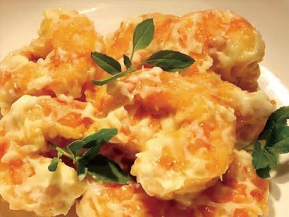 B40 Креветки в соусе васаби 芥末虾仁